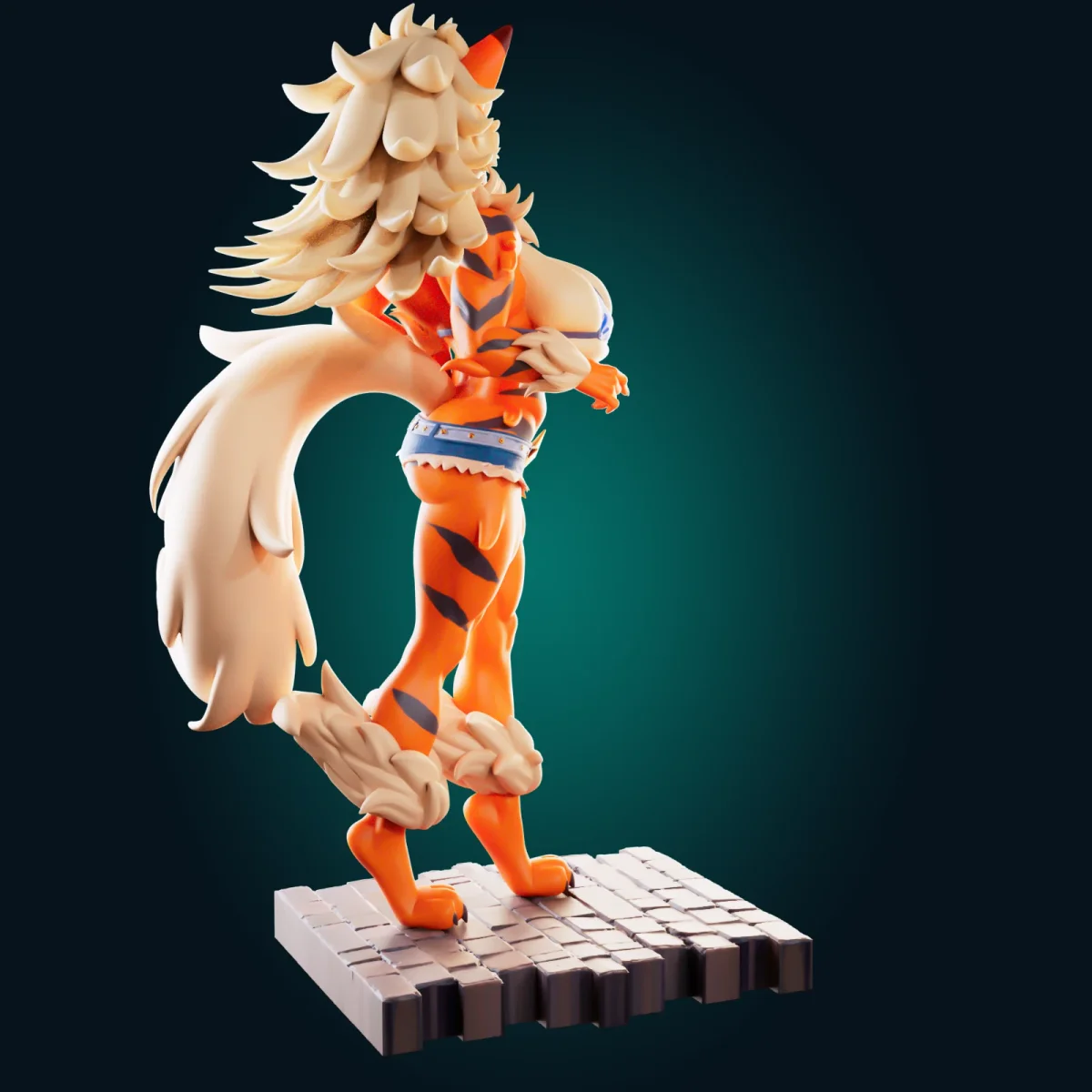 Dog Walker | Fan Art | 3D Printed Resin Model Garage Kit | *Un-Painted* | Officer Rhu 2