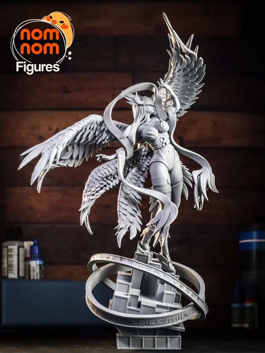 Angewomon | Fan Art | 3D Printed Resin Model Garage Kit | *Un-Painted* | Nomnom 10