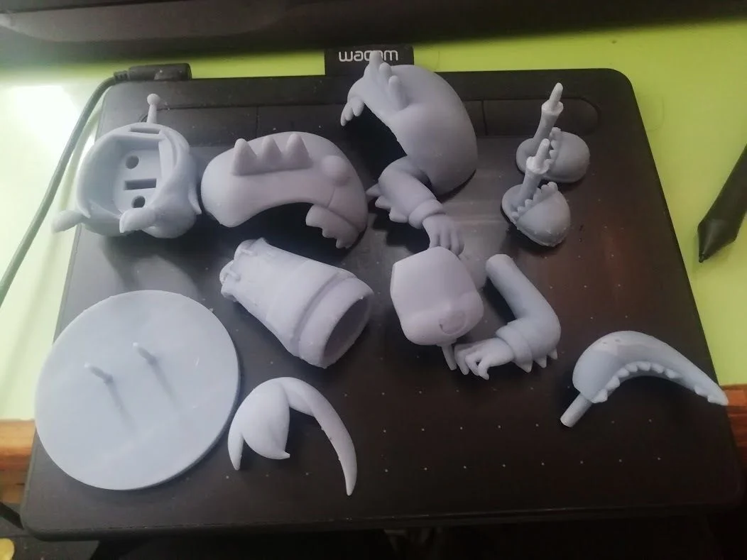 Chibi Pikamee Amano | Fan Art | 3D Printed Resin Model Garage Kit | *Un-Painted* | Sin3Dstudio 10