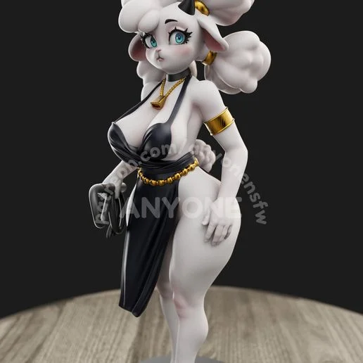 The Sheep | Fan Art | 3D Printed Resin Model Garage Kit | *Un-Painted* | AnyoneNSFW 4