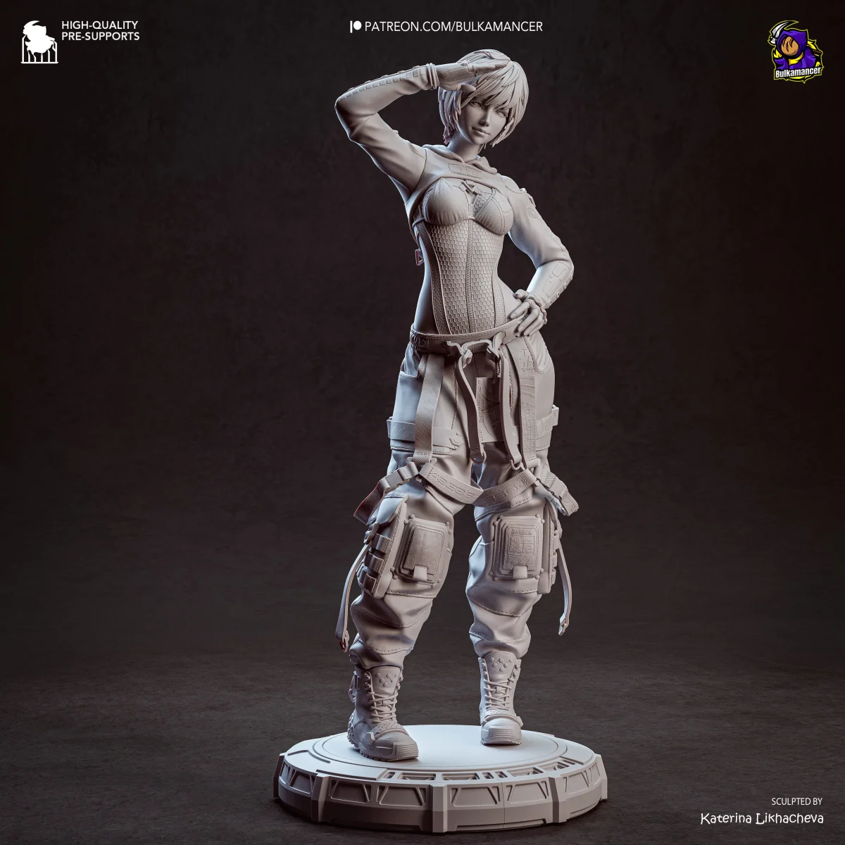 Lily | Fan Art | 3D Printed Resin Model Garage Kit | *Un-Painted* | Bulkamancer 6