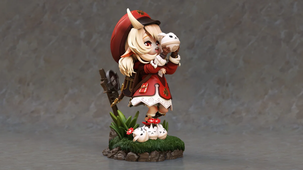 Chibi Klee | Fan Art | 3D Printed Resin Model Garage Kit | *Un-Painted* | Chuya Factory