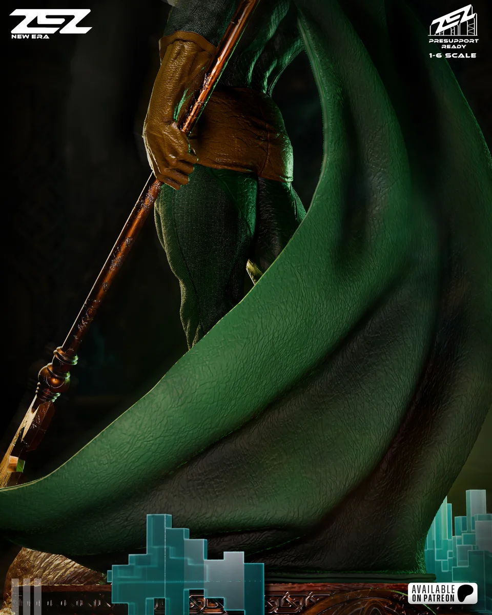 Loki Museum | Fan Art | 3D Printed Resin Model Garage Kit | *Un-Painted* | ZEZ Studio 9