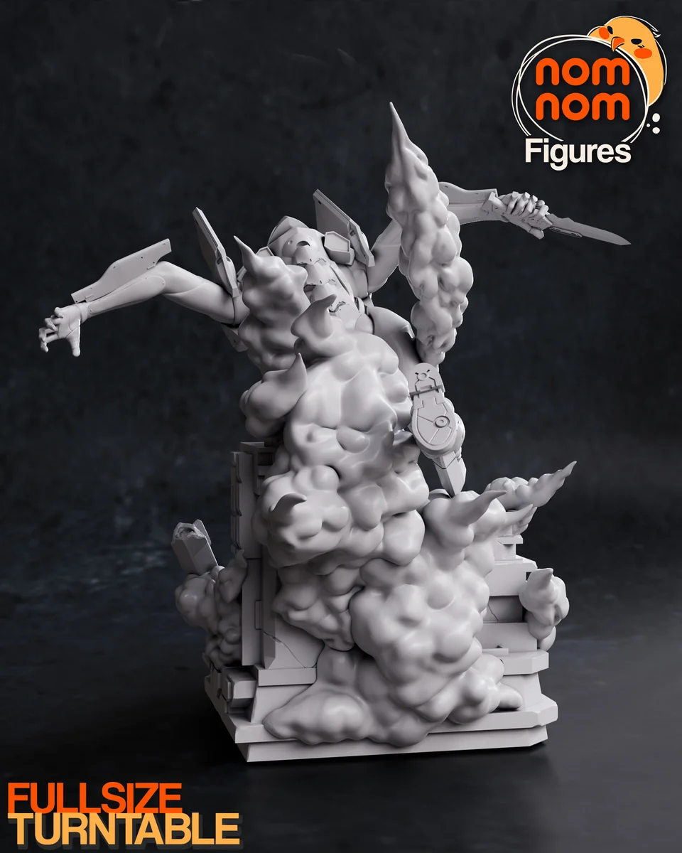 Eva01 | Fan Art | 3D Printed Resin Model Garage Kit | *Un-Painted* | Nomnom 5