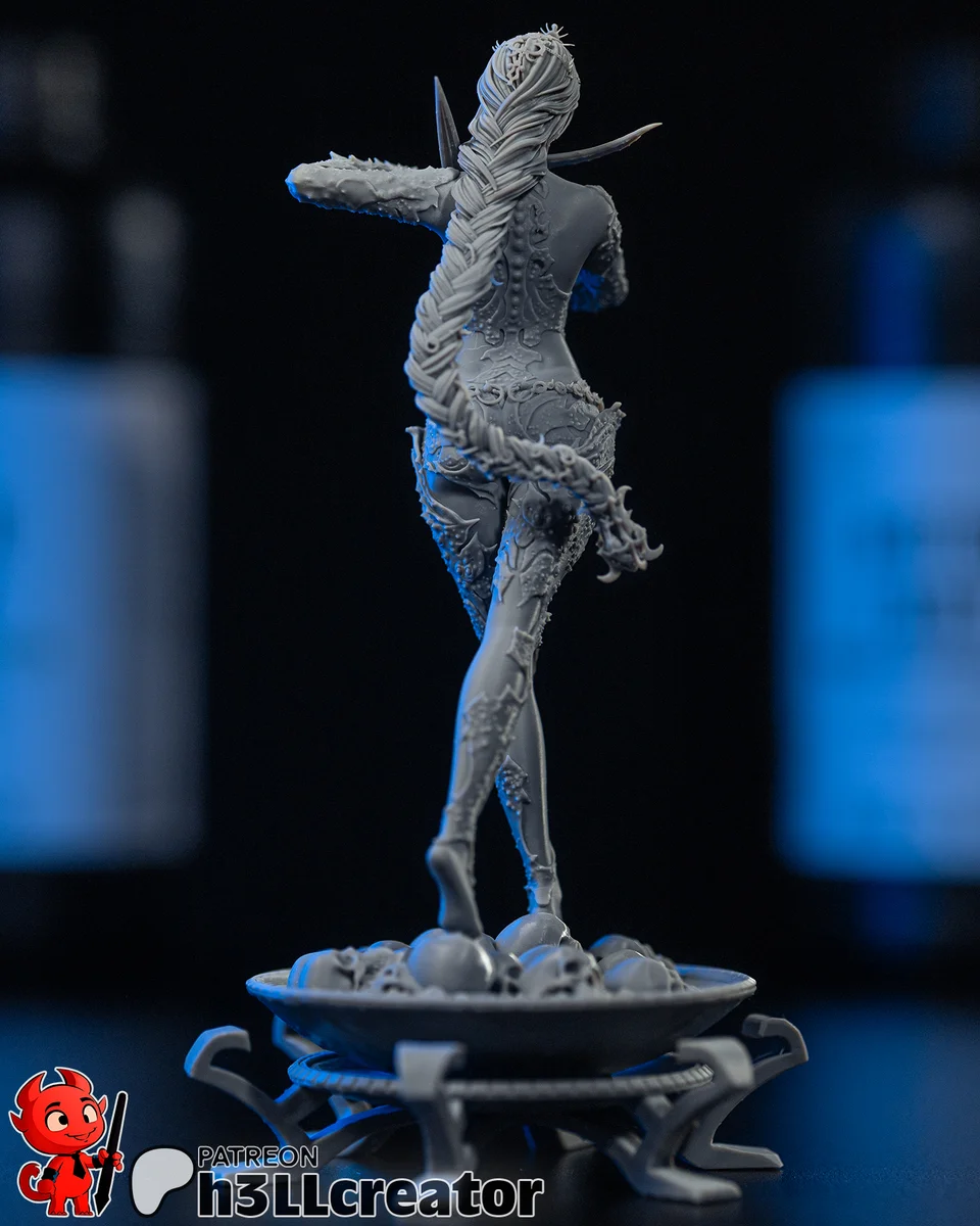 Orin the Red | Fan Art | 3D Printed Resin Model Garage Kit | *Un-Painted* | H3LL Creator 10