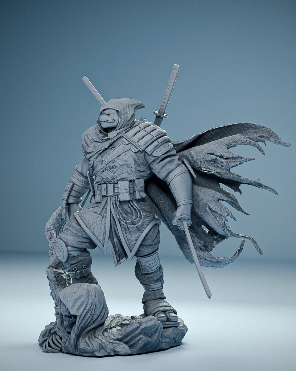 The Last Ronin | Fan Art | 3D Printed Resin Model Garage Kit | *Un-Painted* | Rechtag 19