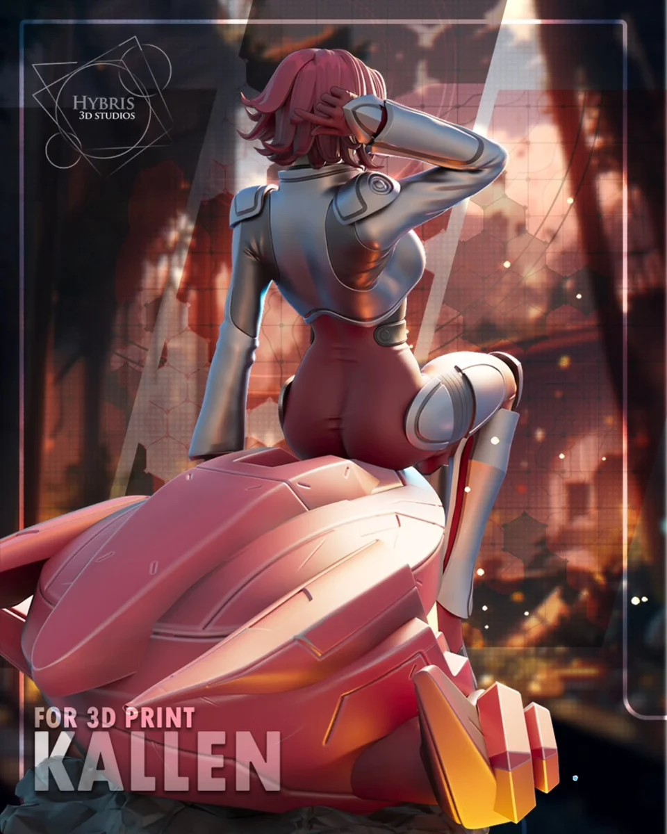 Kallen Stadtfeld | Fan Art | 3D Printed Resin Model Garage Kit | *Un-Painted* | Hybris Studios 7