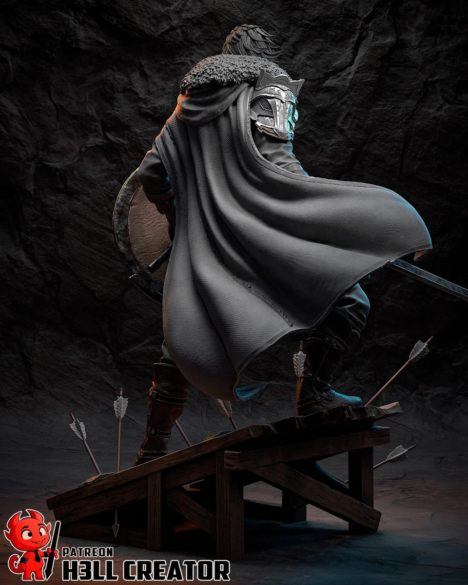 Kliff | Fan Art | 3D Printed Resin Model Garage Kit | *Un-Painted* | H3LL Creator 6