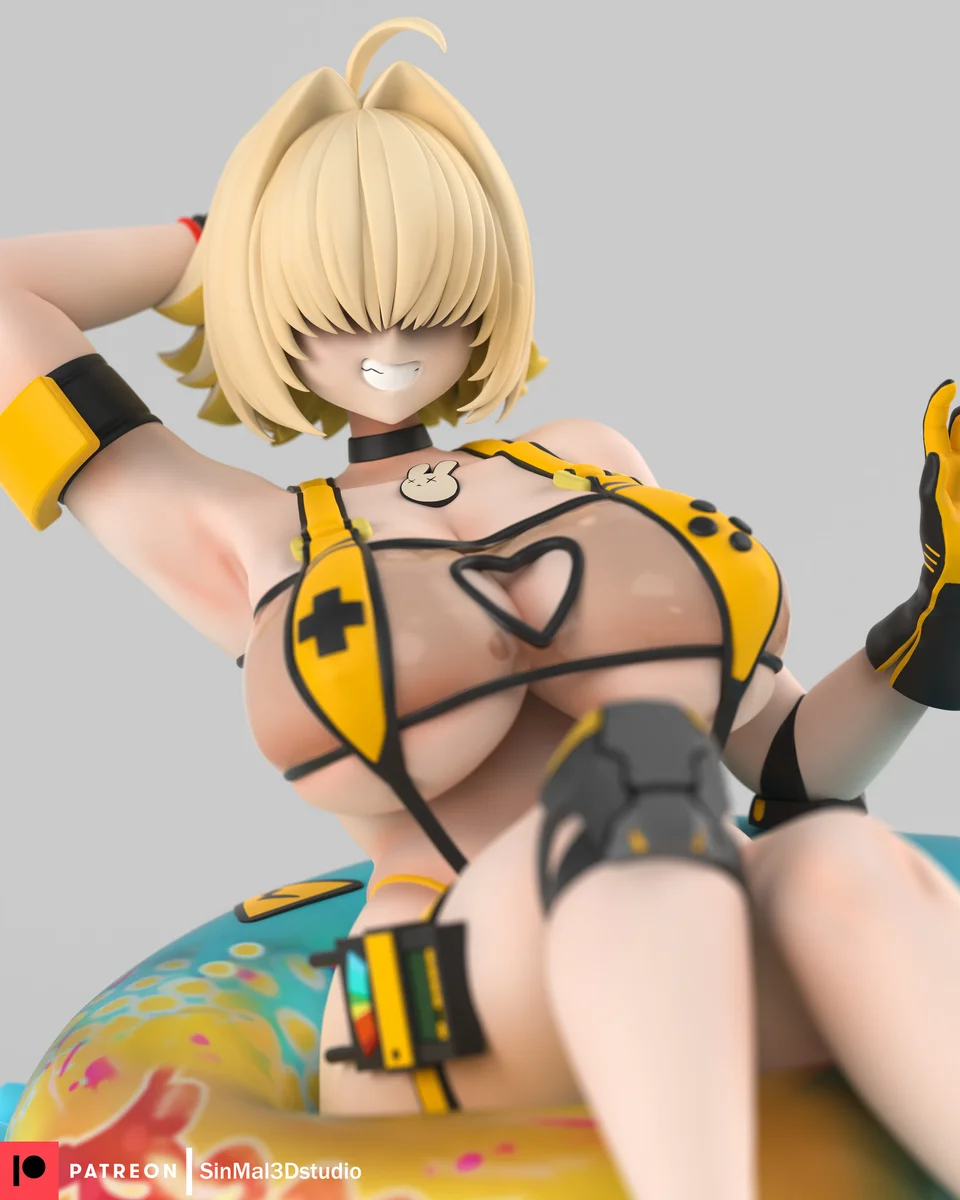 Elegg v2 | Fan Art | 3D Printed Resin Model Garage Kit | *Un-Painted* | Sin3Dstudio