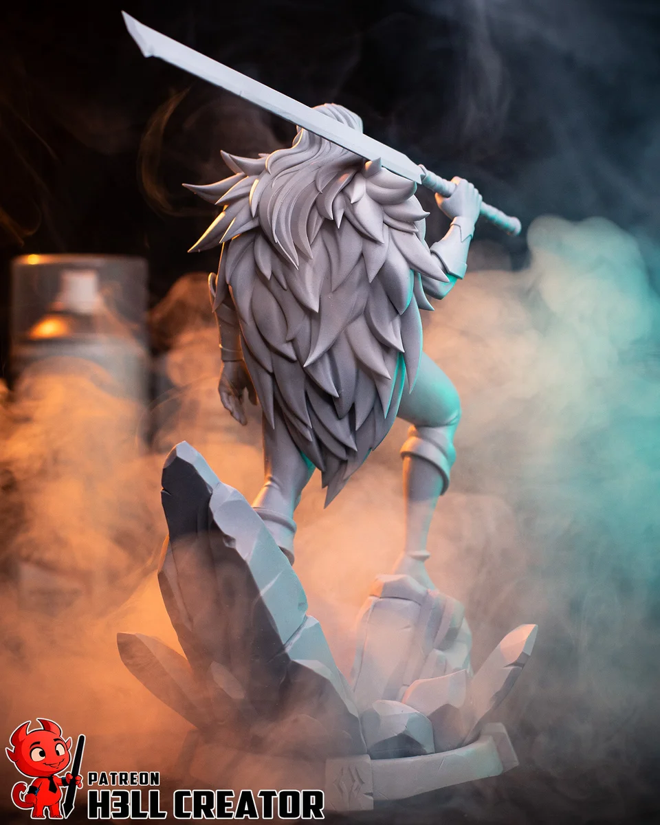 Yasha Nydoorin | Fan Art | 3D Printed Resin Model Garage Kit | *Un-Painted* | H3LL Creator 12
