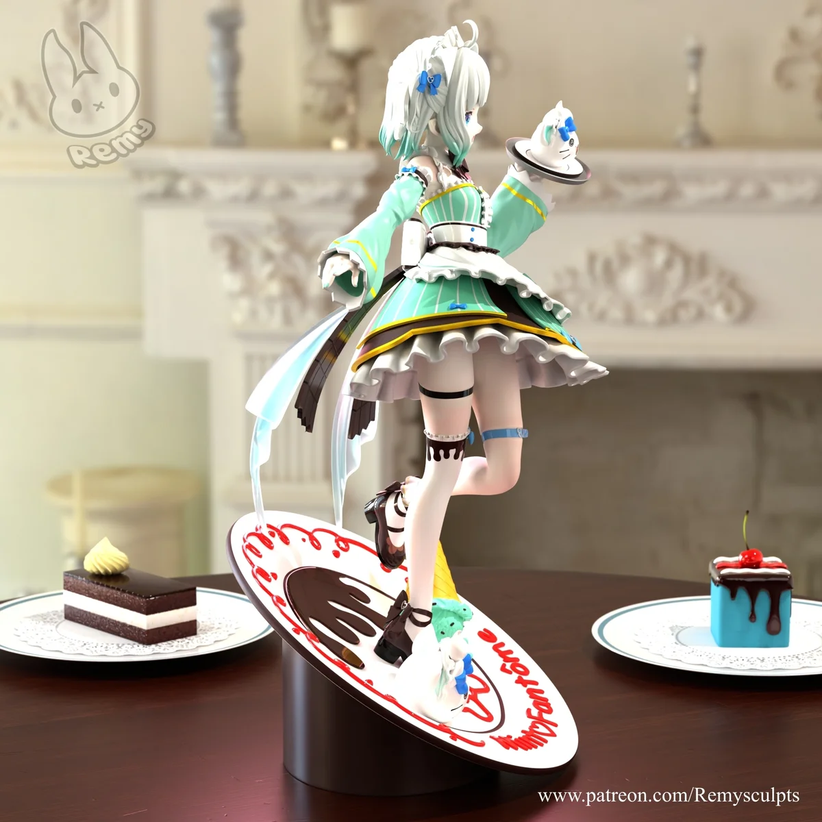 Mint Fantome | Fan Art | 3D Printed Resin Model Garage Kit | *Un-Painted* | Remy Sculpts 3