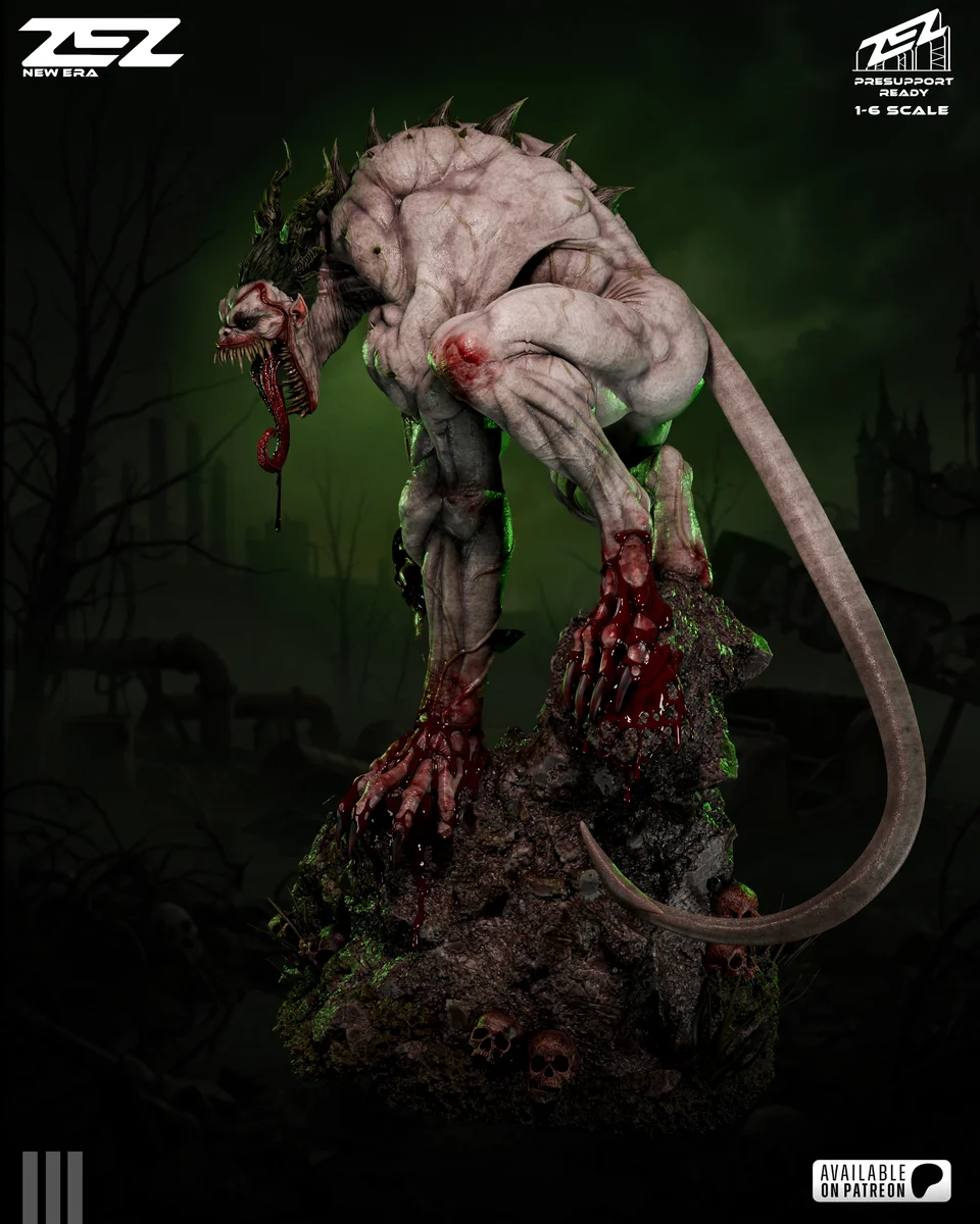 Joker Absolute | Fan Art | 3D Printed Resin Model Garage Kit | *Un-Painted* | ZEZ Studio 4