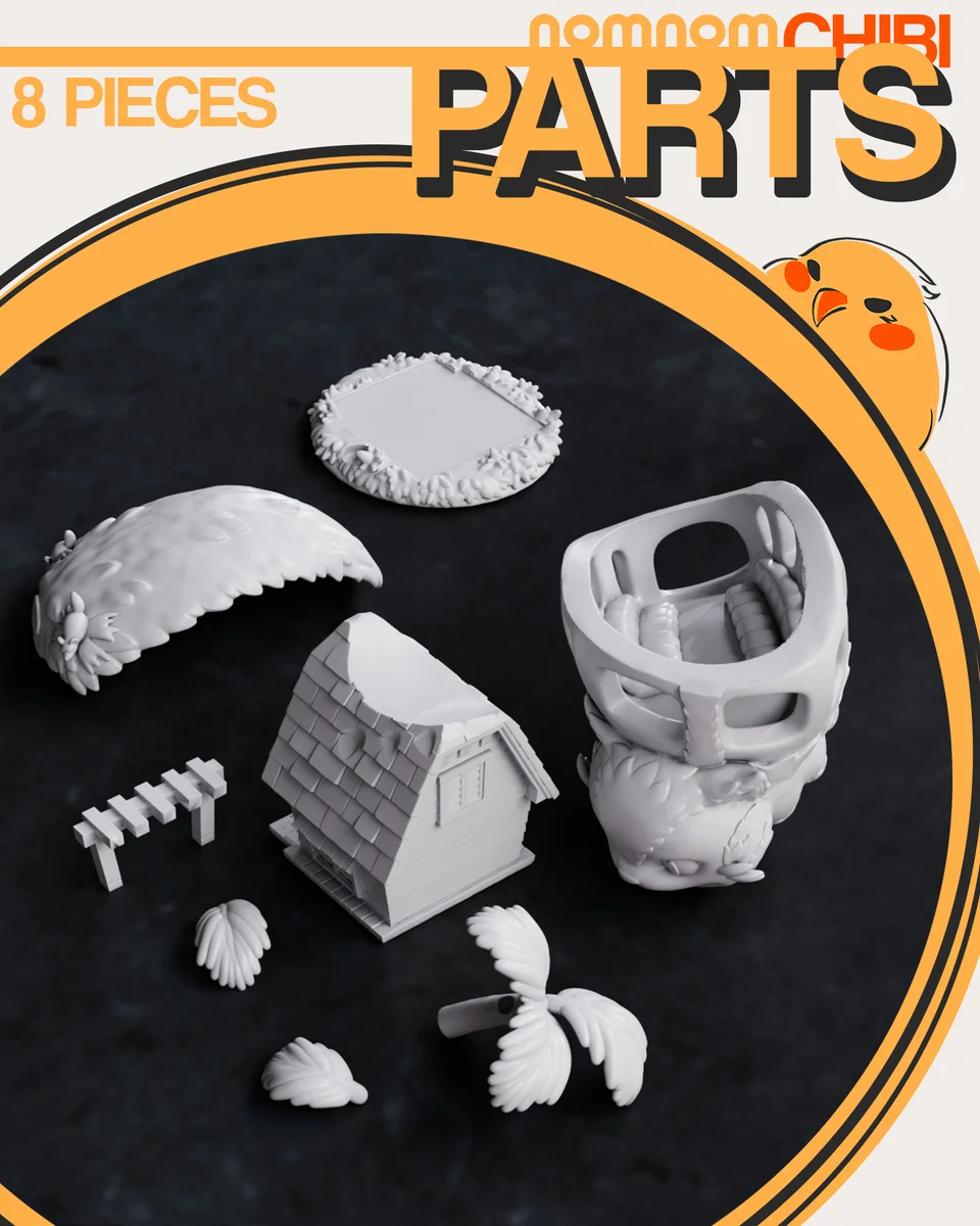 Chibi Catbus | Fan Art | 3D Printed Resin Model Garage Kit | *Un-Painted* | Nomnom 3