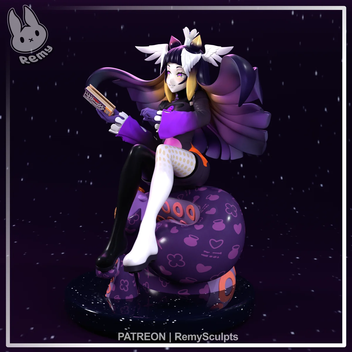 Ninomae Inanis | Fan Art | 3D Printed Resin Model Garage Kit | *Un-Painted* | Remy Sculpts 4