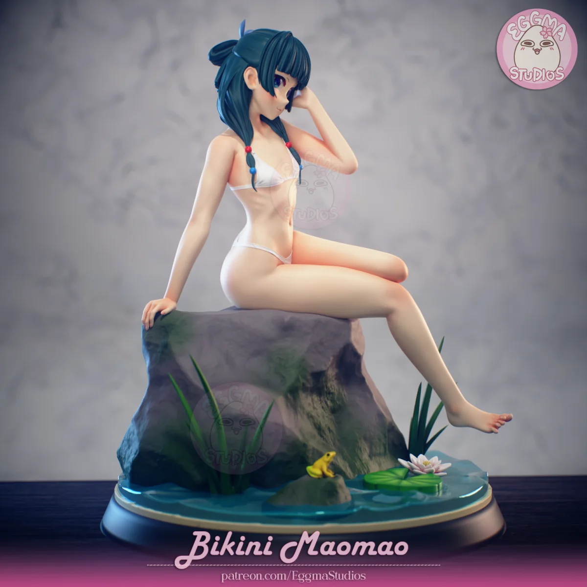 Maomao | Fan Art | 3D Printed Resin Model Garage Kit | *Un-Painted* | EggmaStudios 8