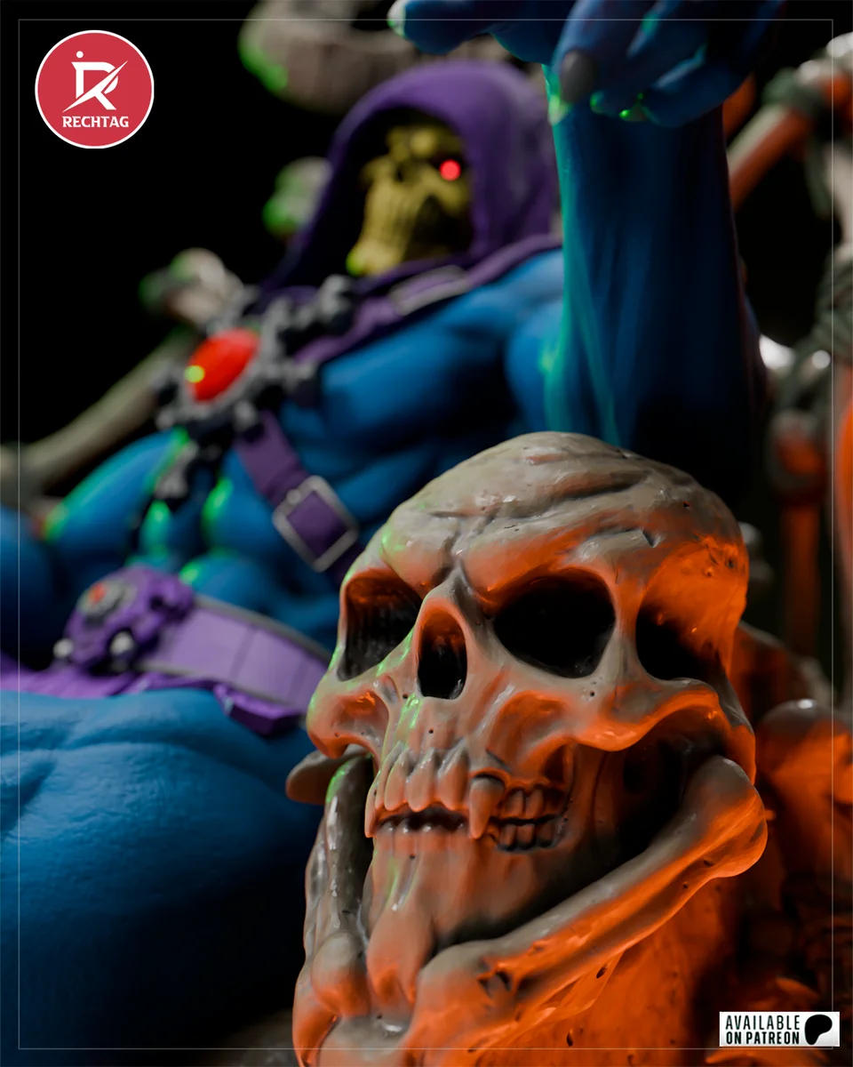 Skeletor | Fan Art | 3D Printed Resin Model Garage Kit | *Un-Painted* | Rechtag 4