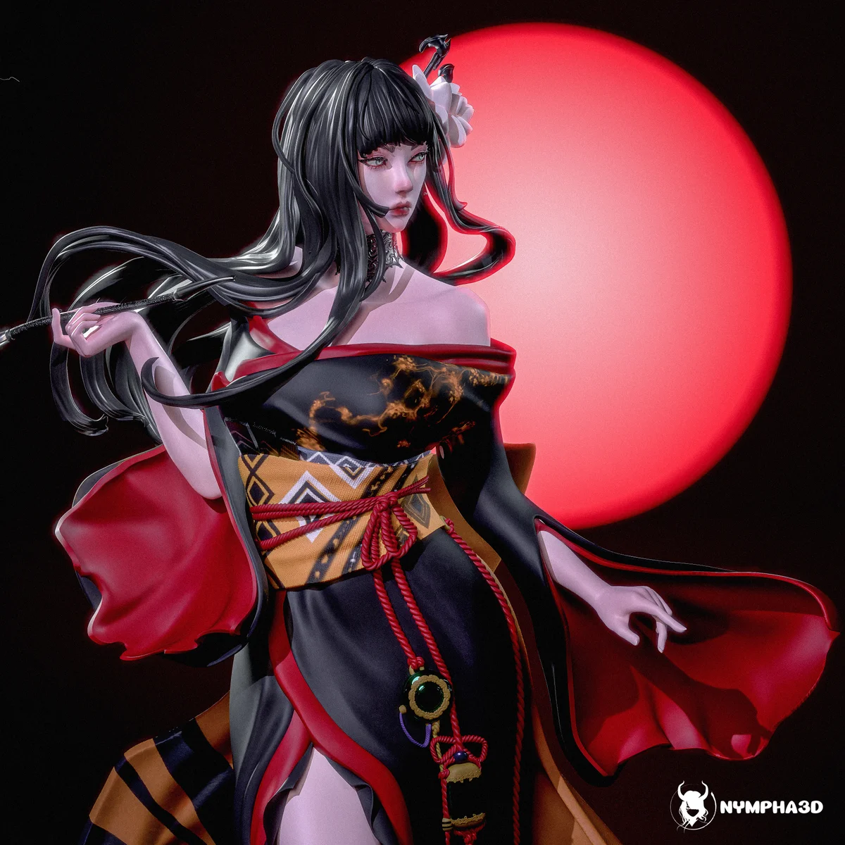 Yotsuyu | Fan Art | 3D Printed Resin Model Garage Kit | *Un-Painted* | Nympha3D 4