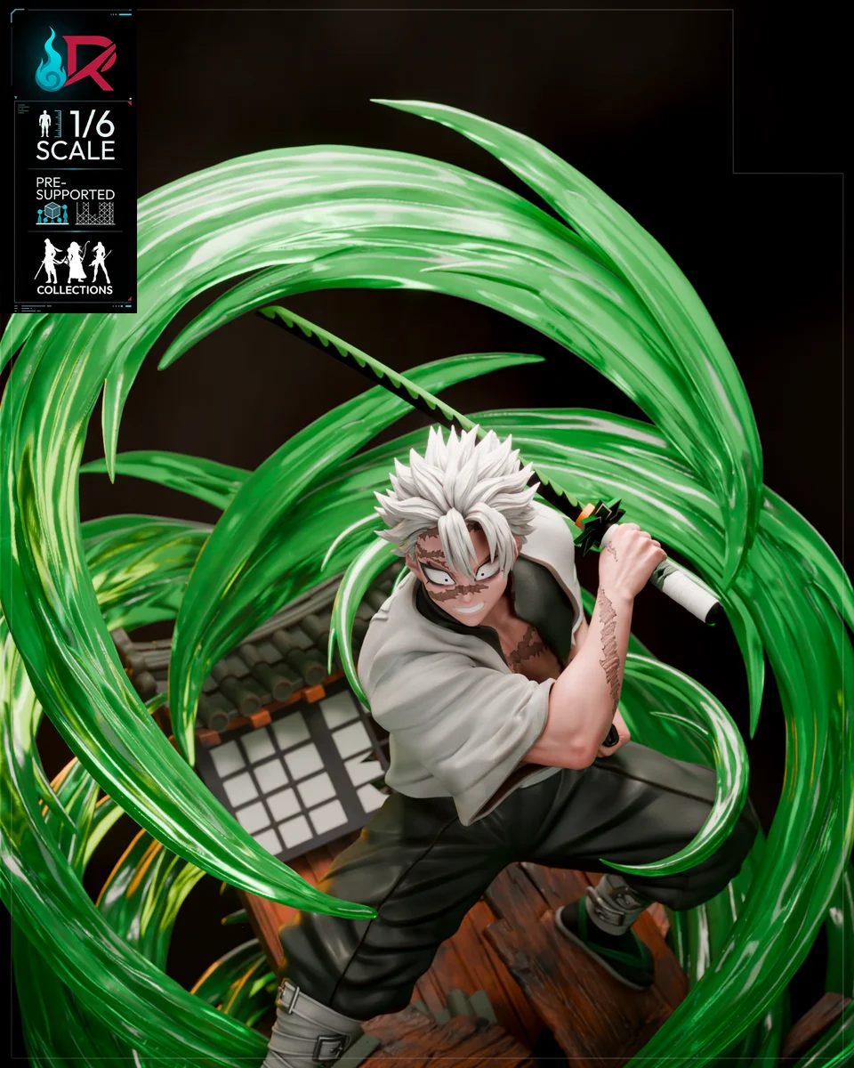 Sanemi Shinazugawa | Fan Art | 3D Printed Resin Model Garage Kit | *Un-Painted* | Rechtag