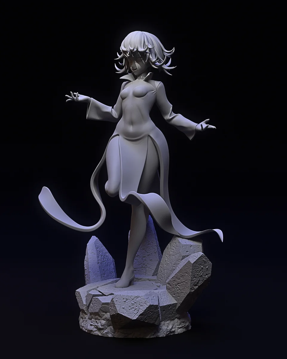 Tatsumaki | Fan Art | 3D Printed Resin Model Garage Kit | *Un-Painted* | Chuya Factory 10