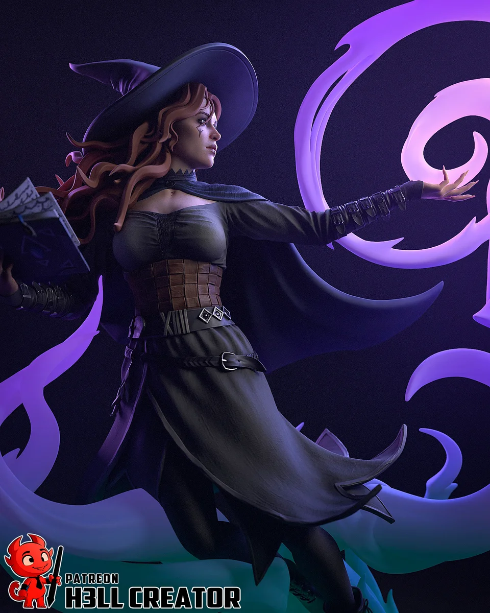 Tasha | Fan Art | 3D Printed Resin Model Garage Kit | *Un-Painted* | H3LL Creator 3
