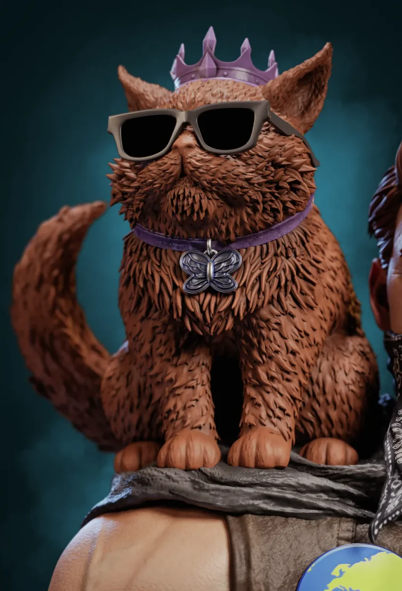 Carl | Fan Art | 3D Printed Resin Model Garage Kit | *Un-Painted* | Nomnom 3