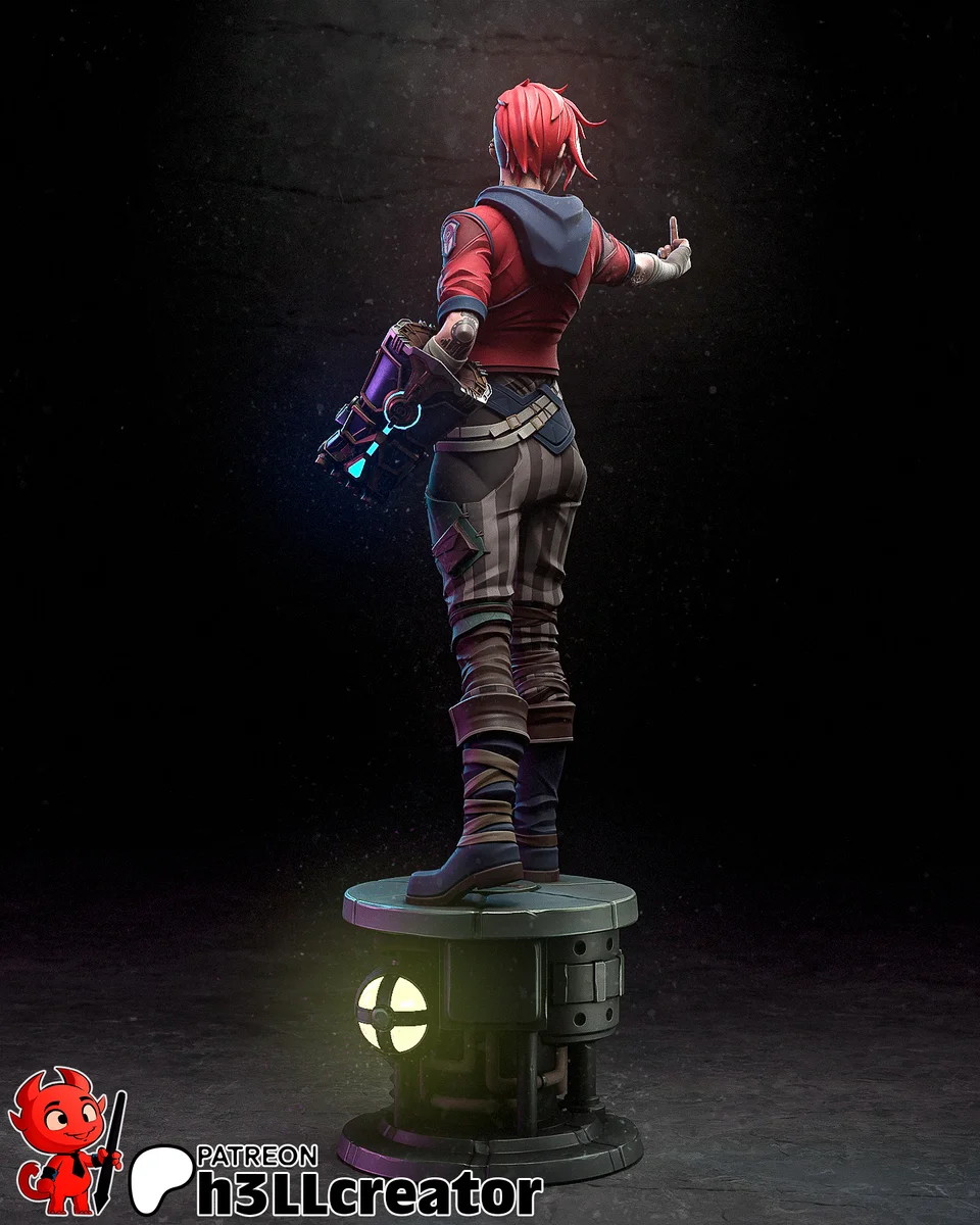 Vi | Fan Art | 3D Printed Resin Model Garage Kit | *Un-Painted* | H3LL Creator 4