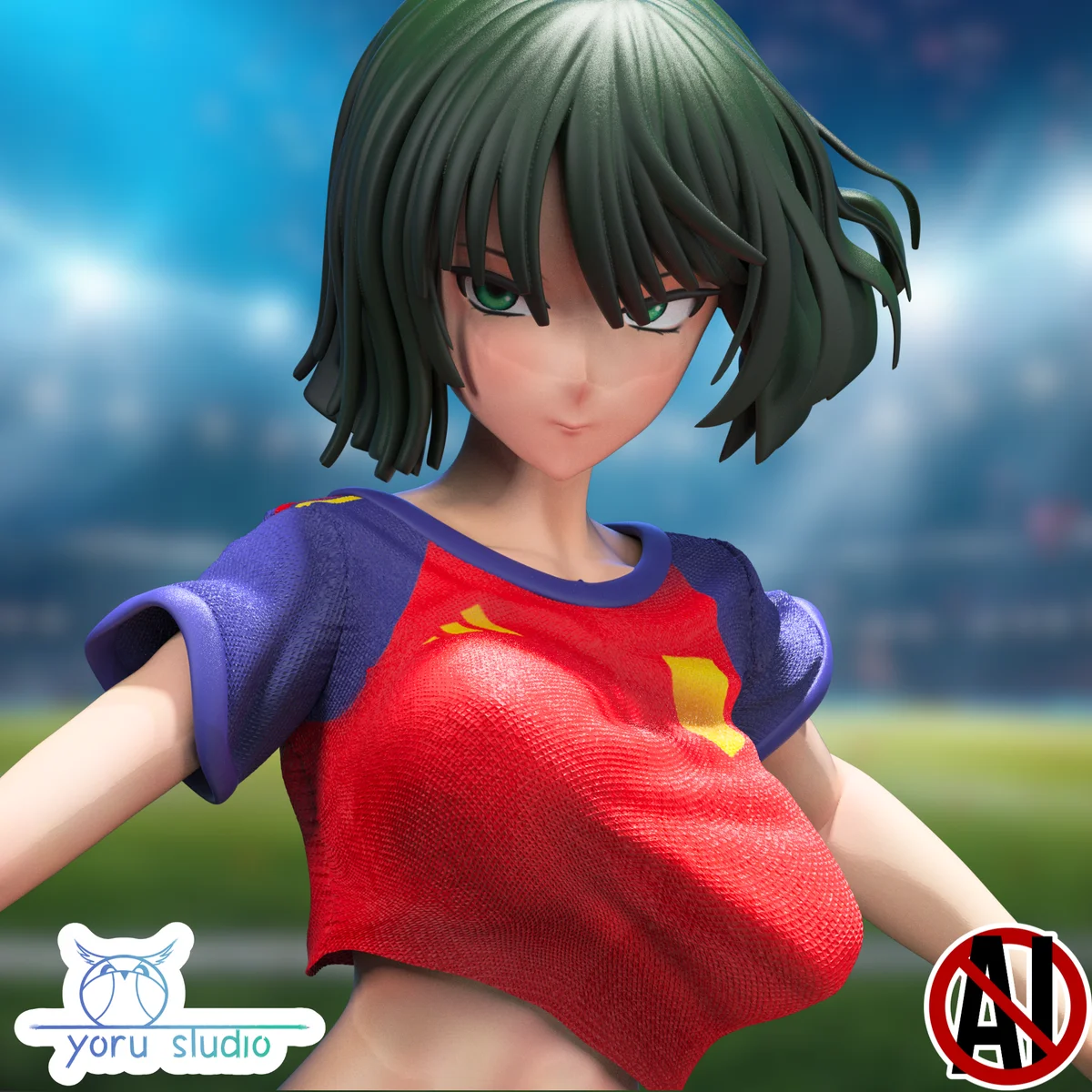 Fubuki & Tatsumaki | Fan Art | 3D Printed Resin Model Garage Kit | *Un-Painted* | Yoru Studio 5