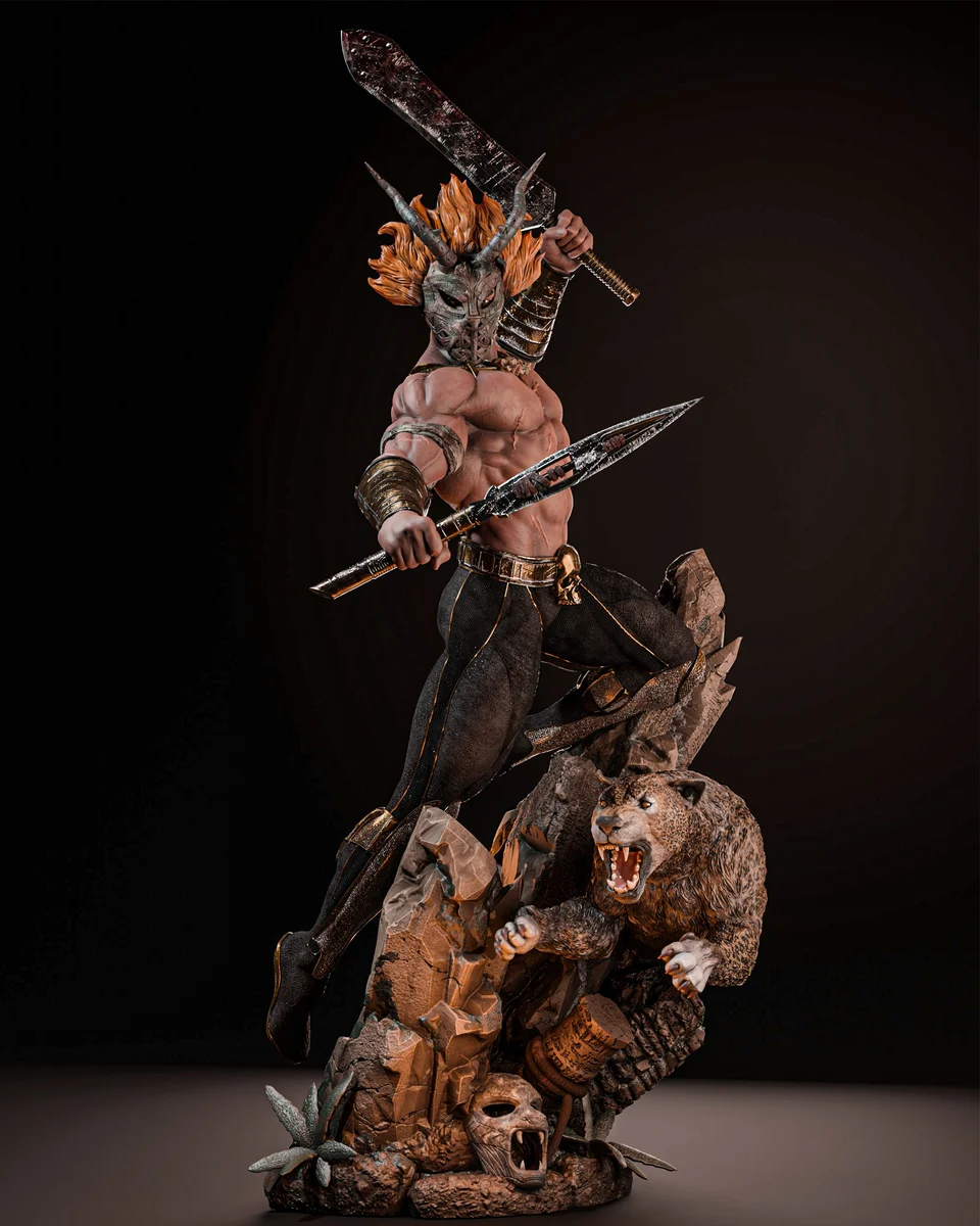 Erik Killmonger | Fan Art | 3D Printed Resin Model Garage Kit | *Un-Painted* | ZEZ Studio 5