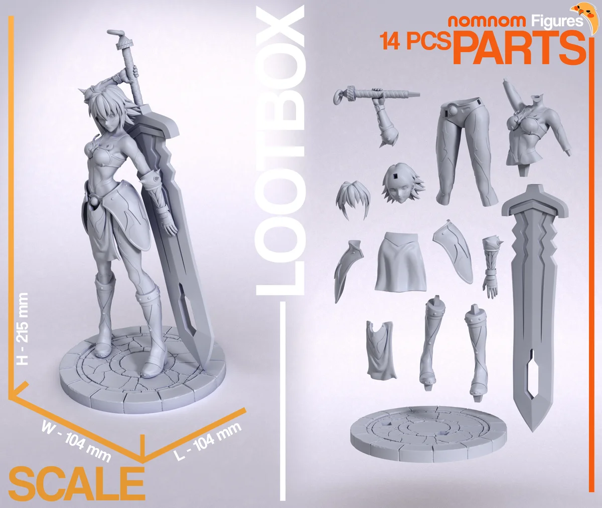 Black Rose | Fan Art | 3D Printed Resin Model Garage Kit | *Un-Painted* | Nomnom 9