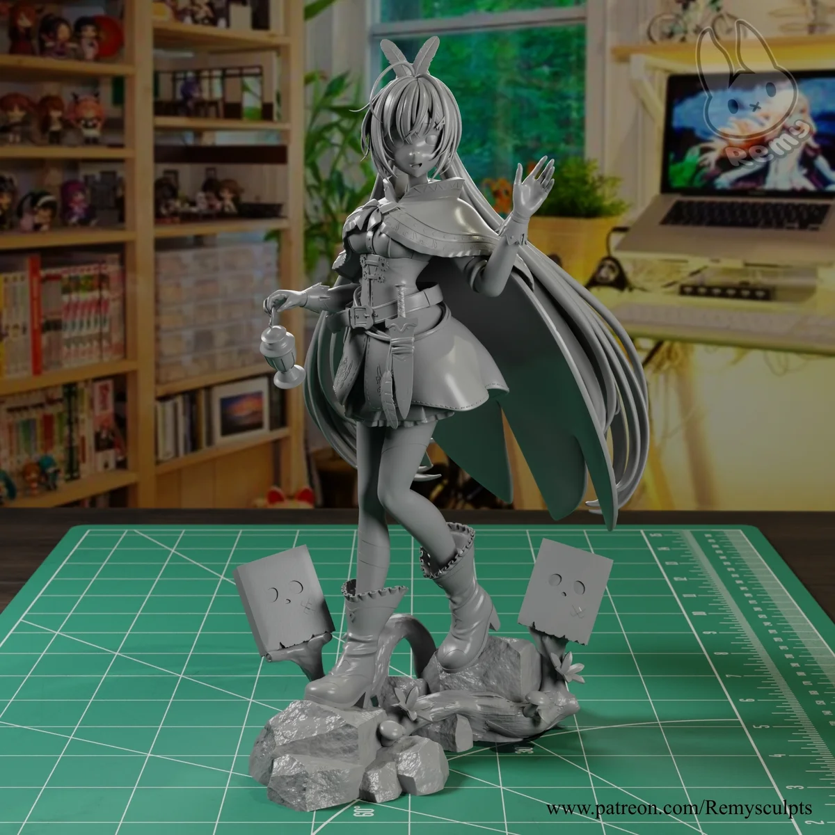 Nanashi Mumei | Fan Art | 3D Printed Resin Model Garage Kit | *Un-Painted* | Remy Sculpts 5
