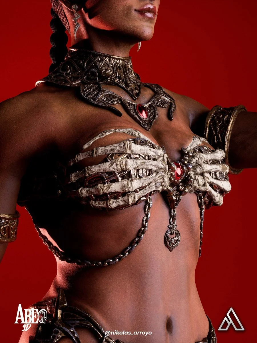 Queen of Damned | Fan Art | 3D Printed Resin Model Garage Kit | *Un-Painted* | Abe3D 3