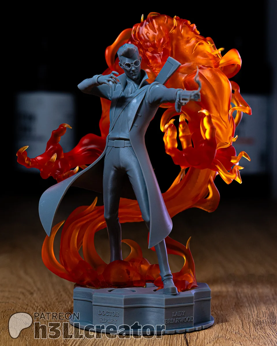Percival de Rolo | Fan Art | 3D Printed Resin Model Garage Kit | *Un-Painted* | H3LL Creator 5