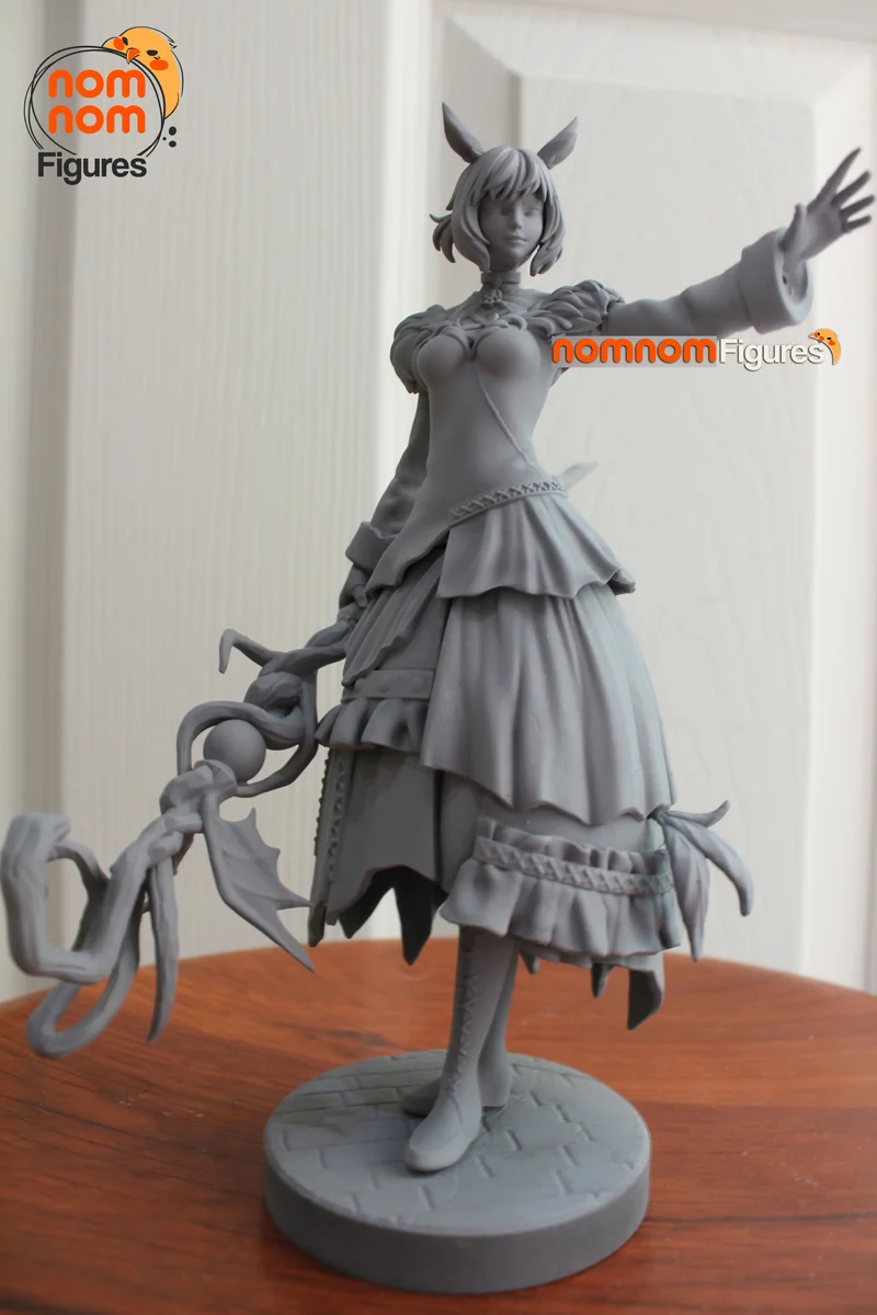 Y'shtola Rhul | Fan Art | 3D Printed Resin Model Garage Kit | *Un-Painted* | Nomnom 6