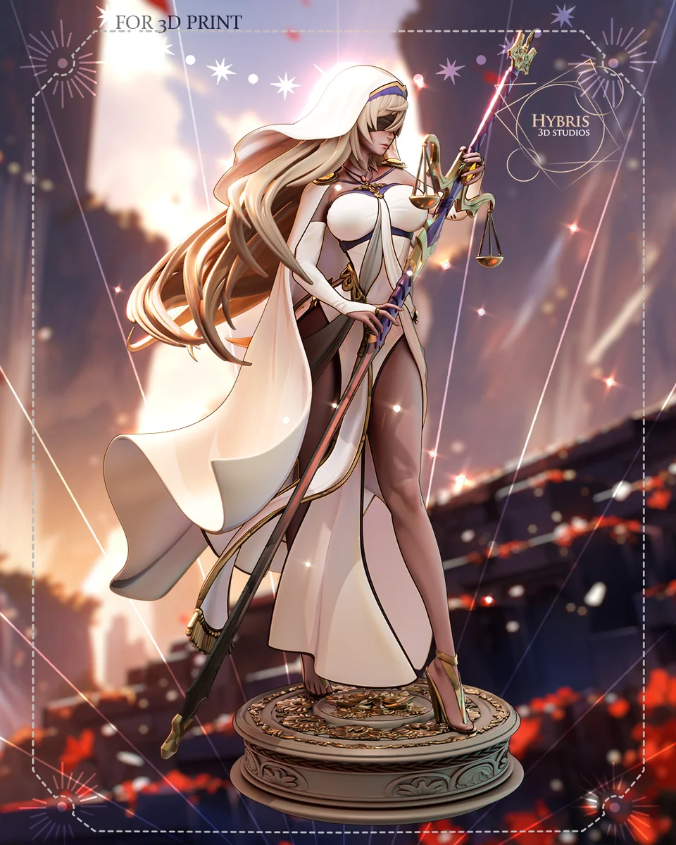 Sword Maiden | Fan Art | 3D Printed Resin Model Garage Kit | *Un-Painted* | Hybris Studios 5
