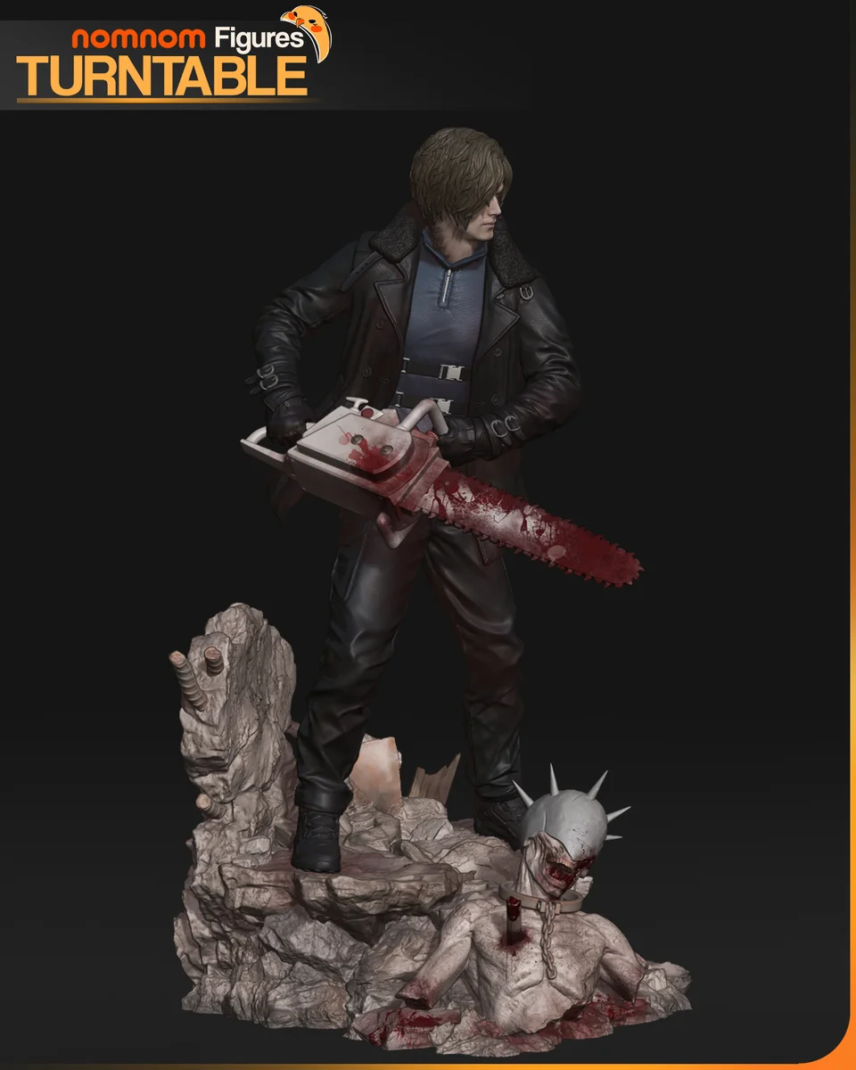 Leon S. Kennedy | Fan Art | 3D Printed Resin Model Garage Kit | *Un-Painted* | Nomnom 7