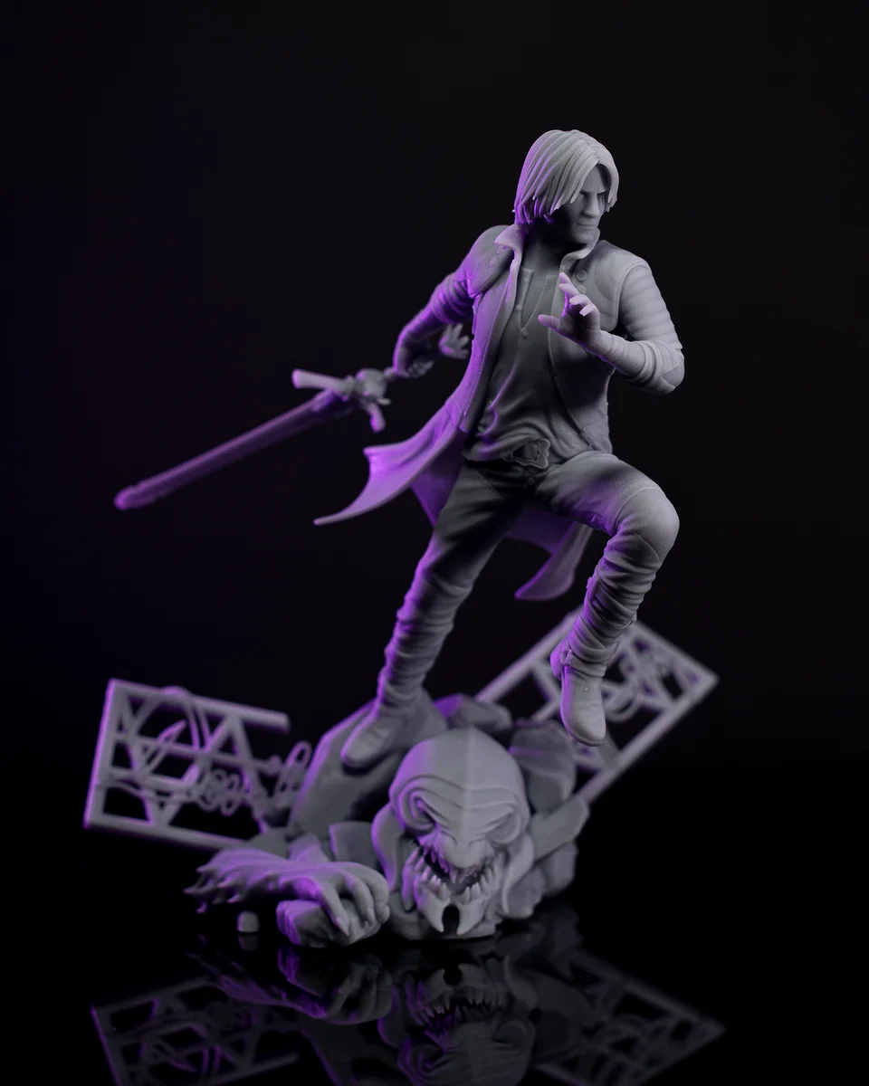 Dante | Fan Art | 3D Printed Resin Model Garage Kit | *Un-Painted* | H3LL Creator 4