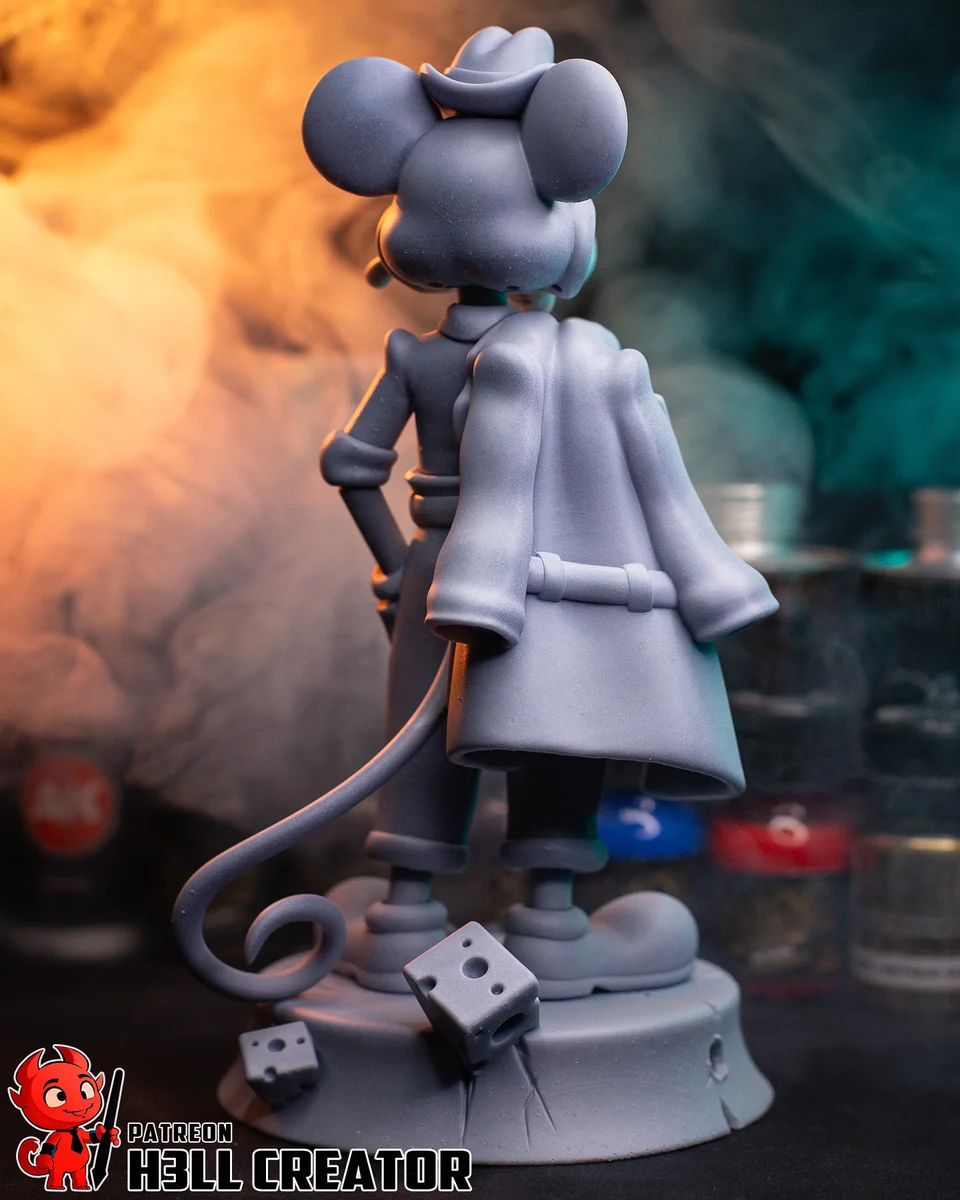 Jack Pepper | Fan Art | 3D Printed Resin Model Garage Kit | *Un-Painted* | H3LL Creator 12
