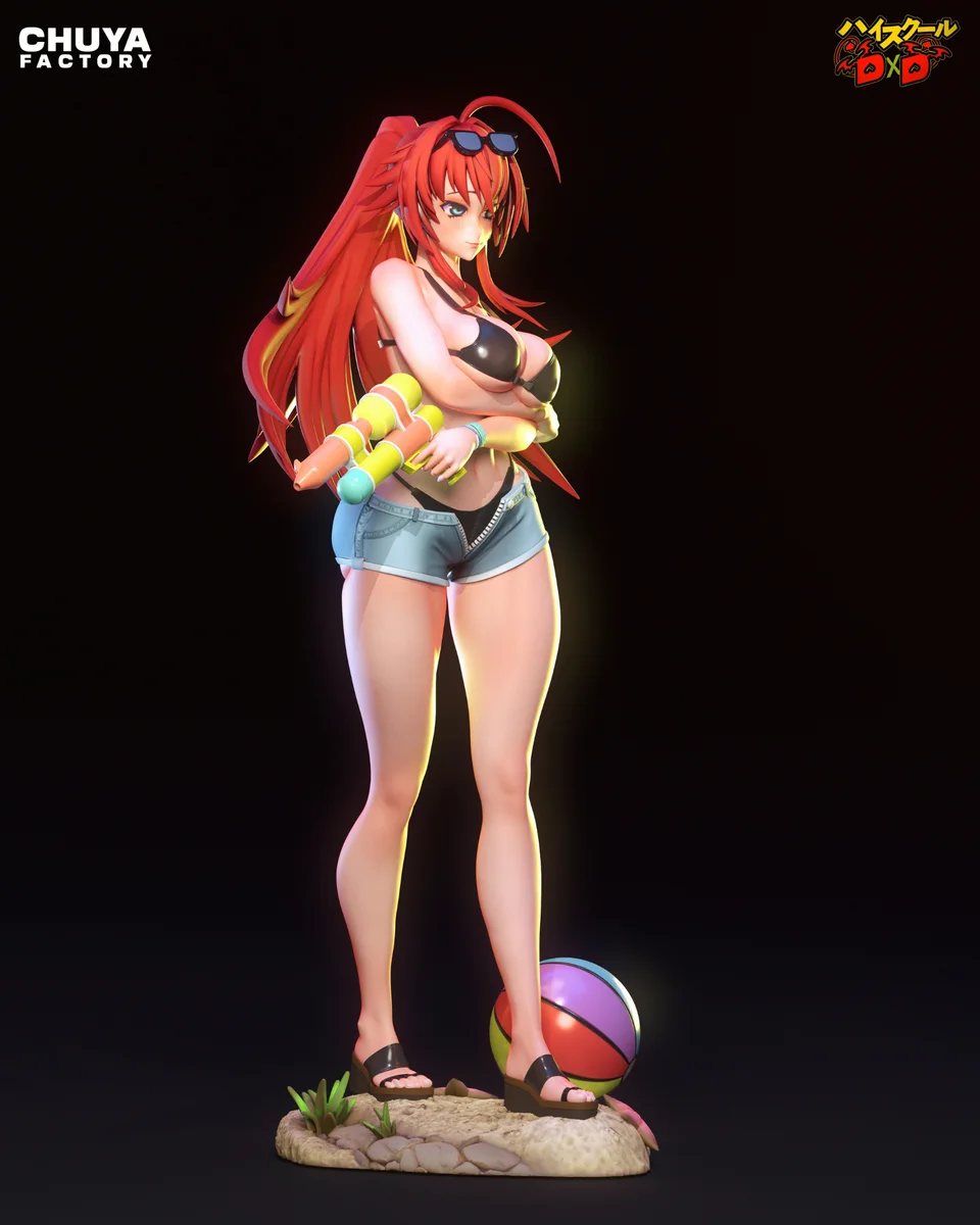 Rias Gremory | Fan Art | 3D Printed Resin Model Garage Kit | *Un-Painted* | Chuya Factory 5