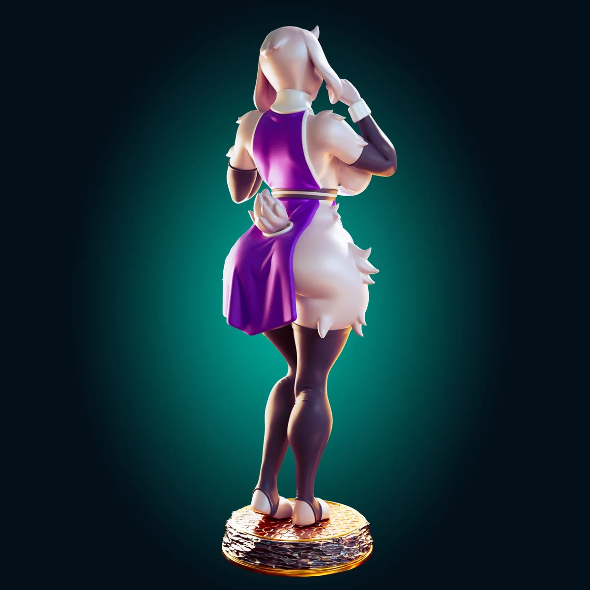 Goat Mom | Fan Art | 3D Printed Resin Model Garage Kit | *Un-Painted* | Officer Rhu 4