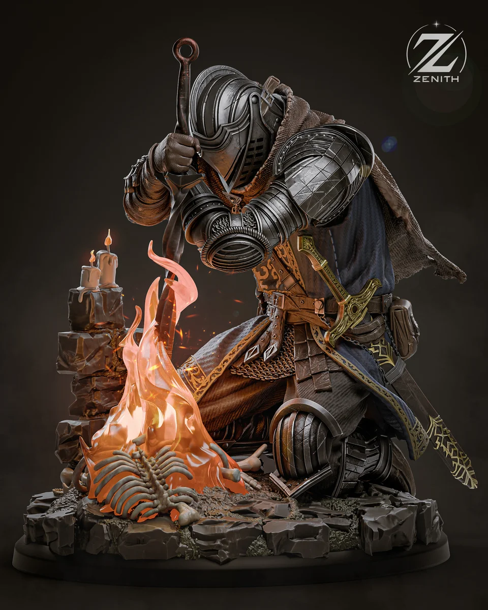 Dark Souls | Fan Art | 3D Printed Resin Model Garage Kit | *Un-Painted* | Zenith Studios 3