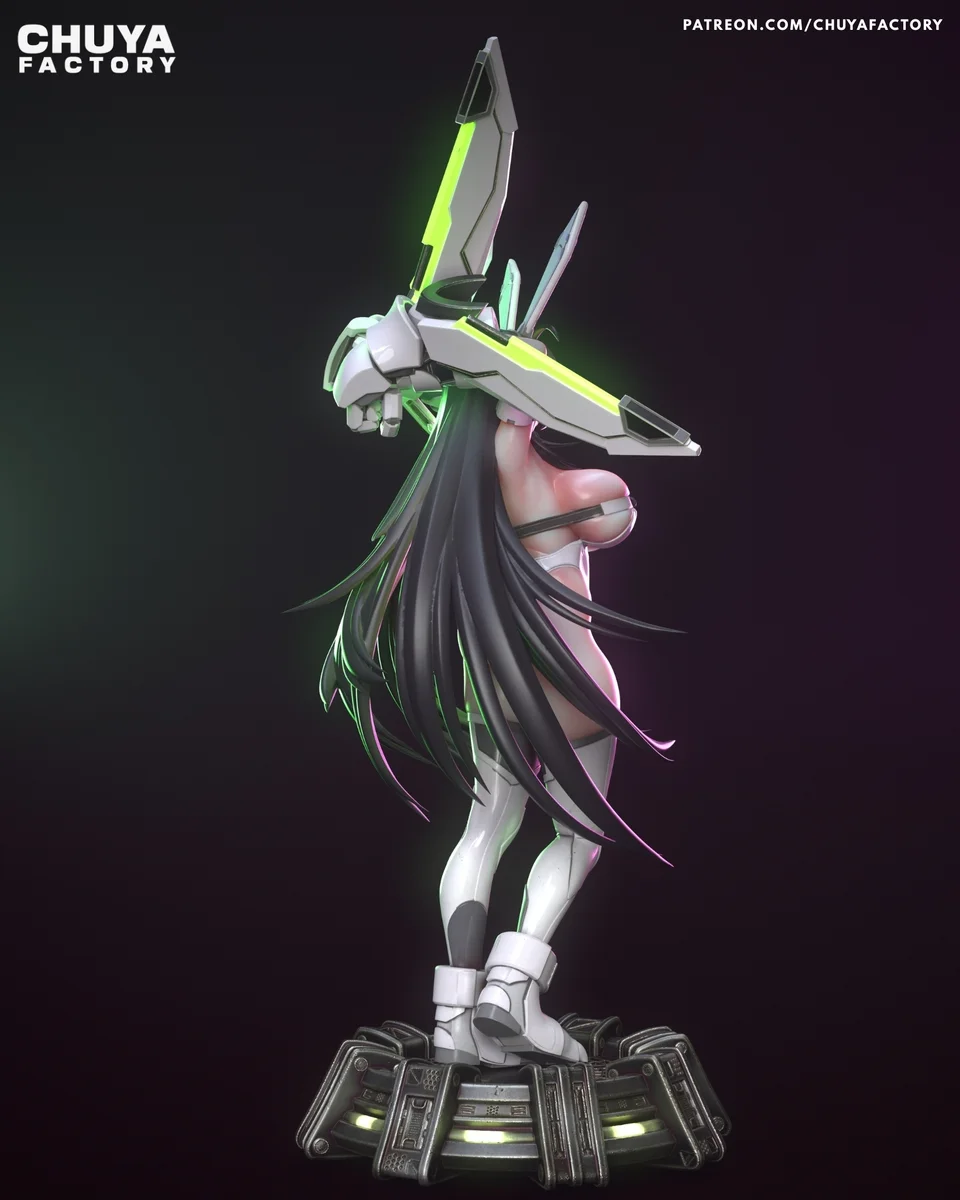 Mighty Bunny | Fan Art | 3D Printed Resin Model Garage Kit | *Un-Painted* | Chuya Factory 8
