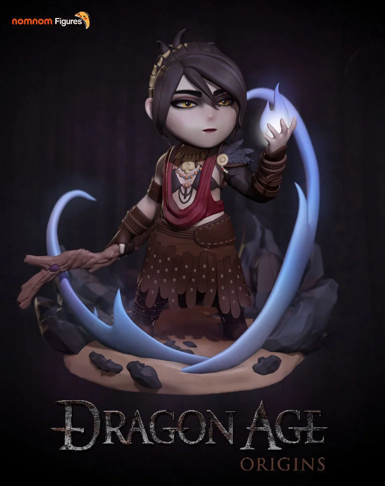 Chibi Morrigan | Fan Art | 3D Printed Resin Model Garage Kit | *Un-Painted* | Nomnom