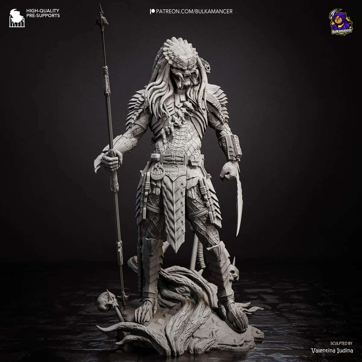 Predator | Fan Art | 3D Printed Resin Model Garage Kit | *Un-Painted* | Bulkamancer 15