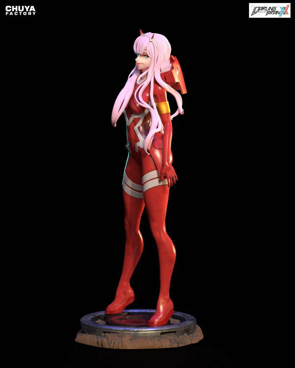 Zero Two | Fan Art | 3D Printed Resin Model Garage Kit | *Un-Painted* | Chuya Factory 3