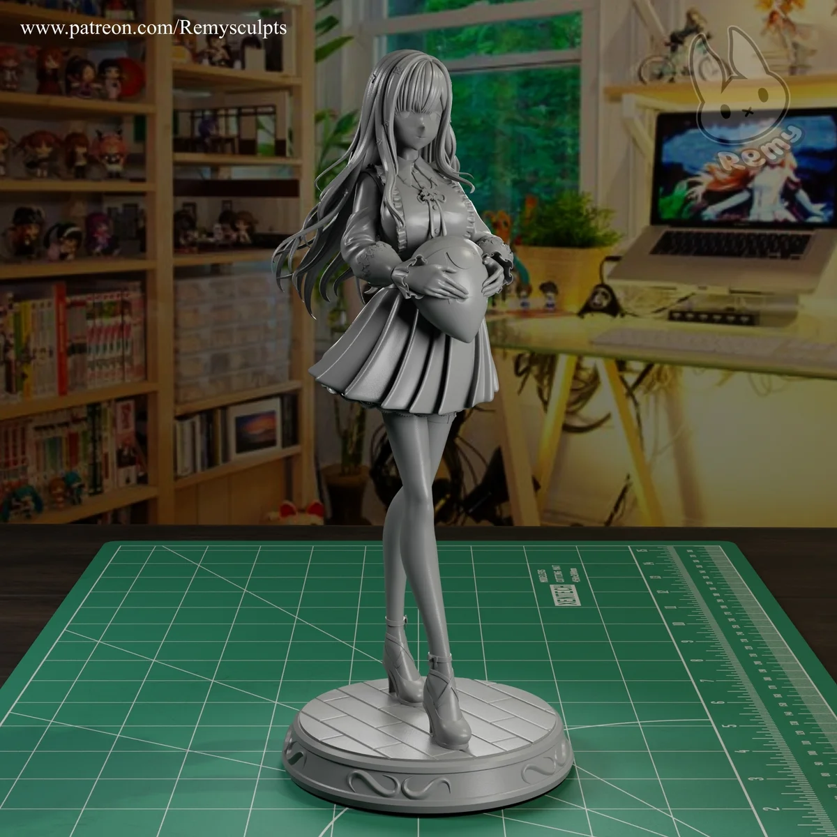 Mori Calliope v2 | Fan Art | 3D Printed Resin Model Garage Kit | *Un-Painted* | Remy Sculpts 5