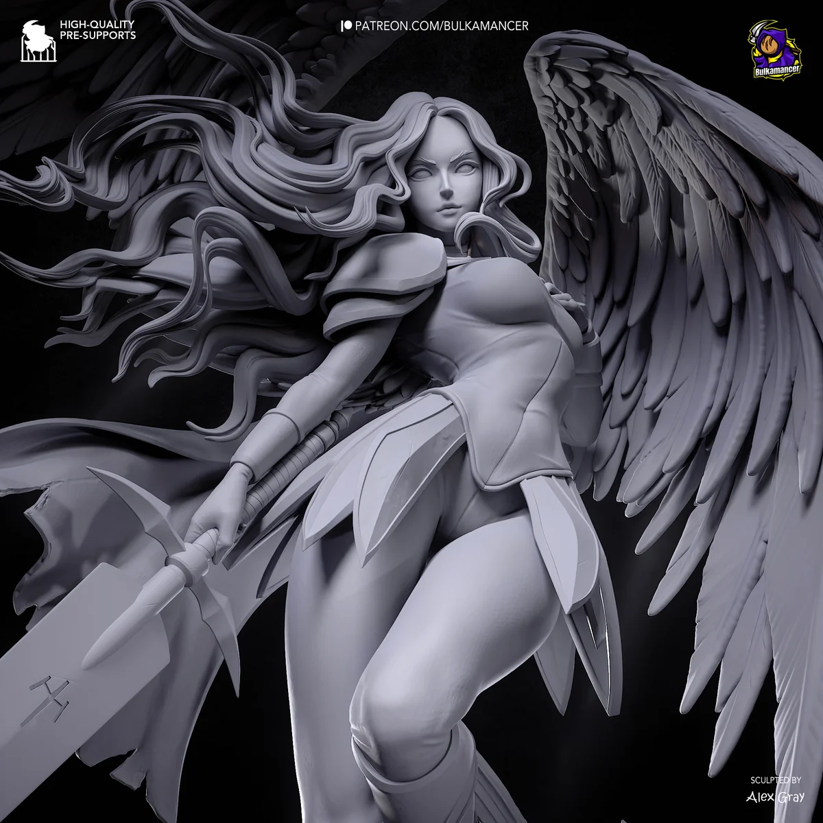 Teresa | Fan Art | 3D Printed Resin Model Garage Kit | *Un-Painted* | Bulkamancer 18