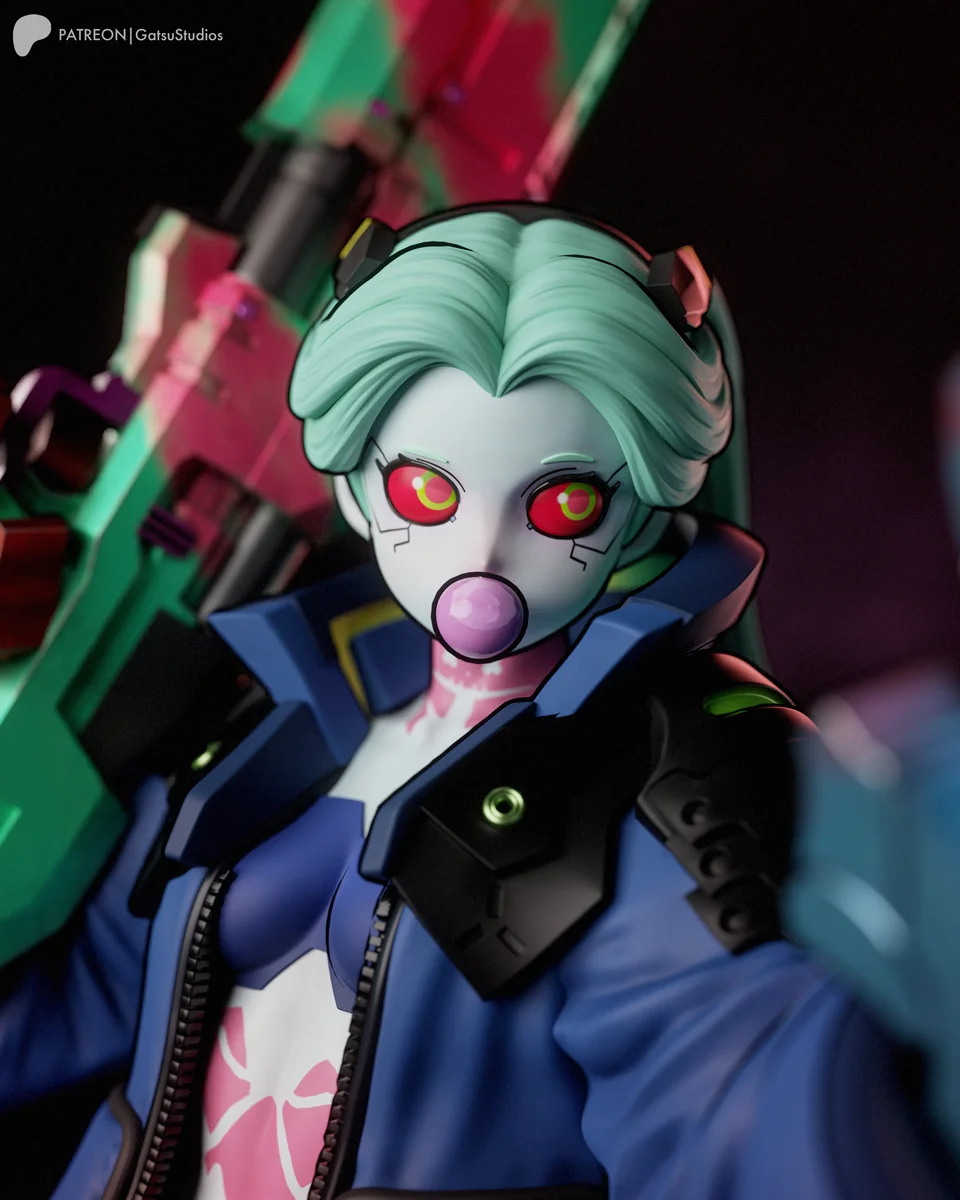 Rebecca | Fan Art | 3D Printed Resin Model Garage Kit | *Un-Painted* | Gatsu Studios 11