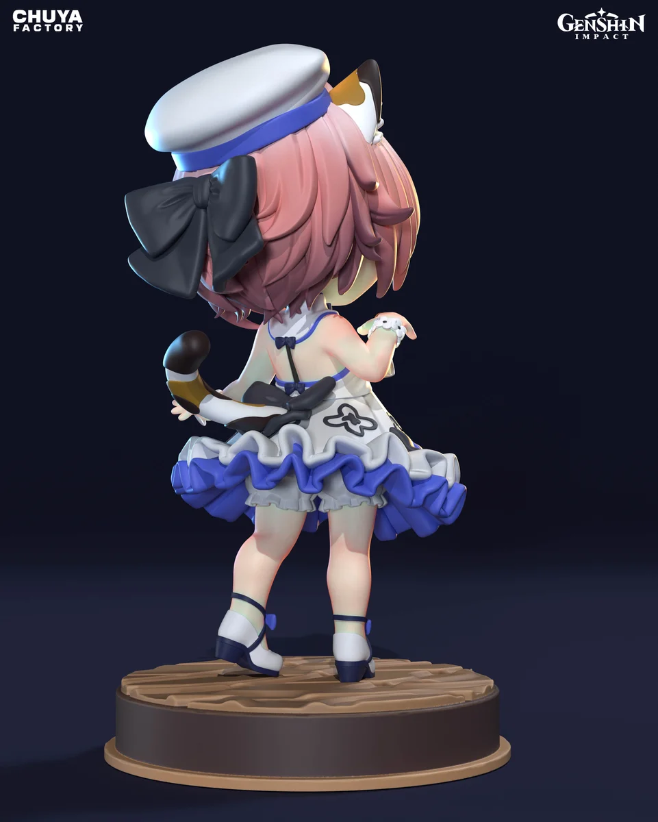 Chibi Diona | Fan Art | 3D Printed Resin Model Garage Kit | *Un-Painted* | Chuya Factory 5