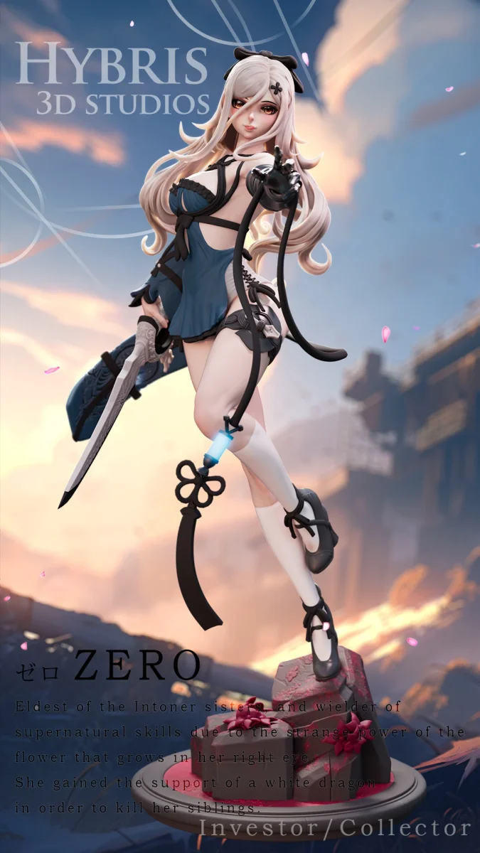 Zero | Fan Art | 3D Printed Resin Model Garage Kit | *Un-Painted* | Hybris Studios 4