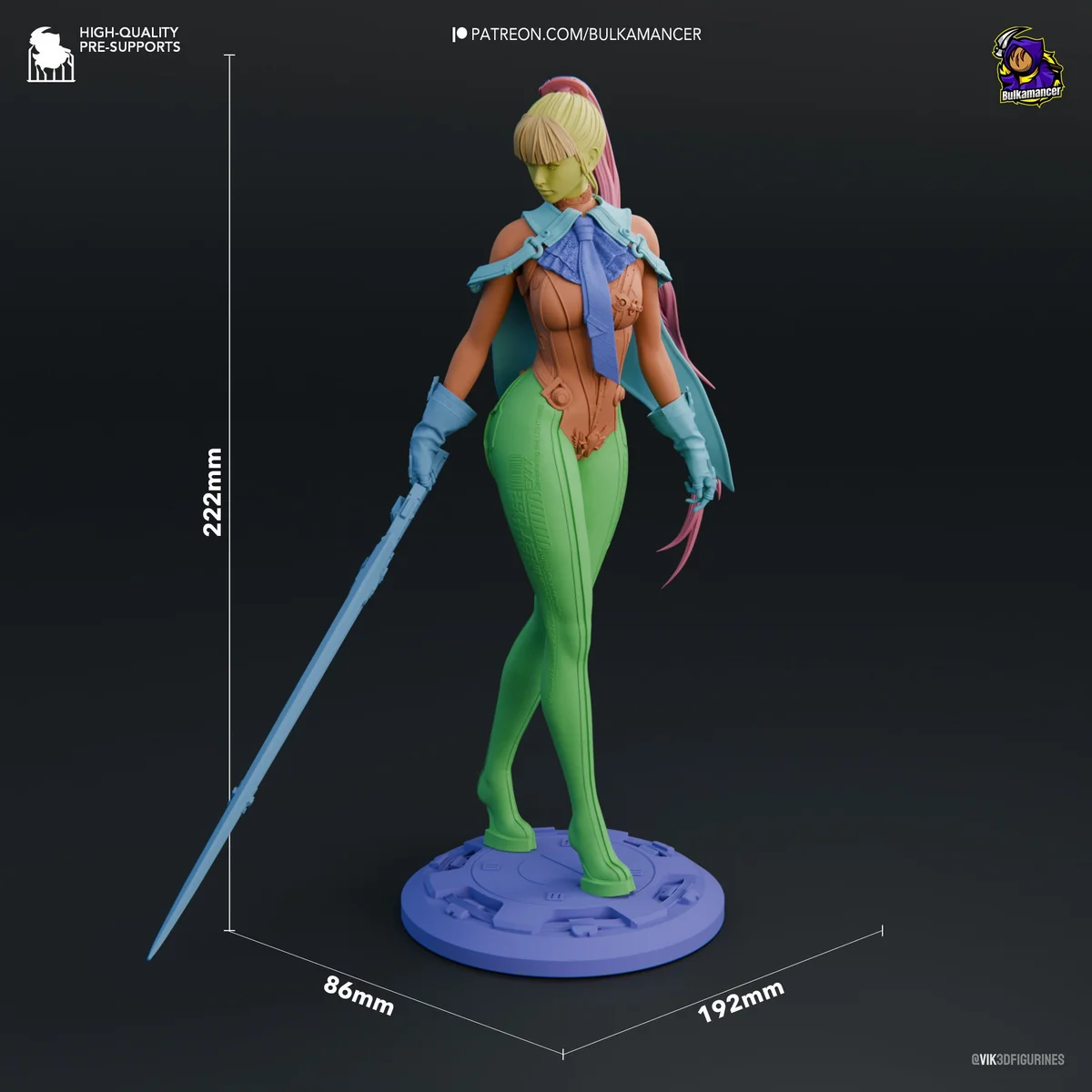 Planetary Defender | Fan Art | 3D Printed Resin Model Garage Kit | *Un-Painted* | Bulkamancer 8